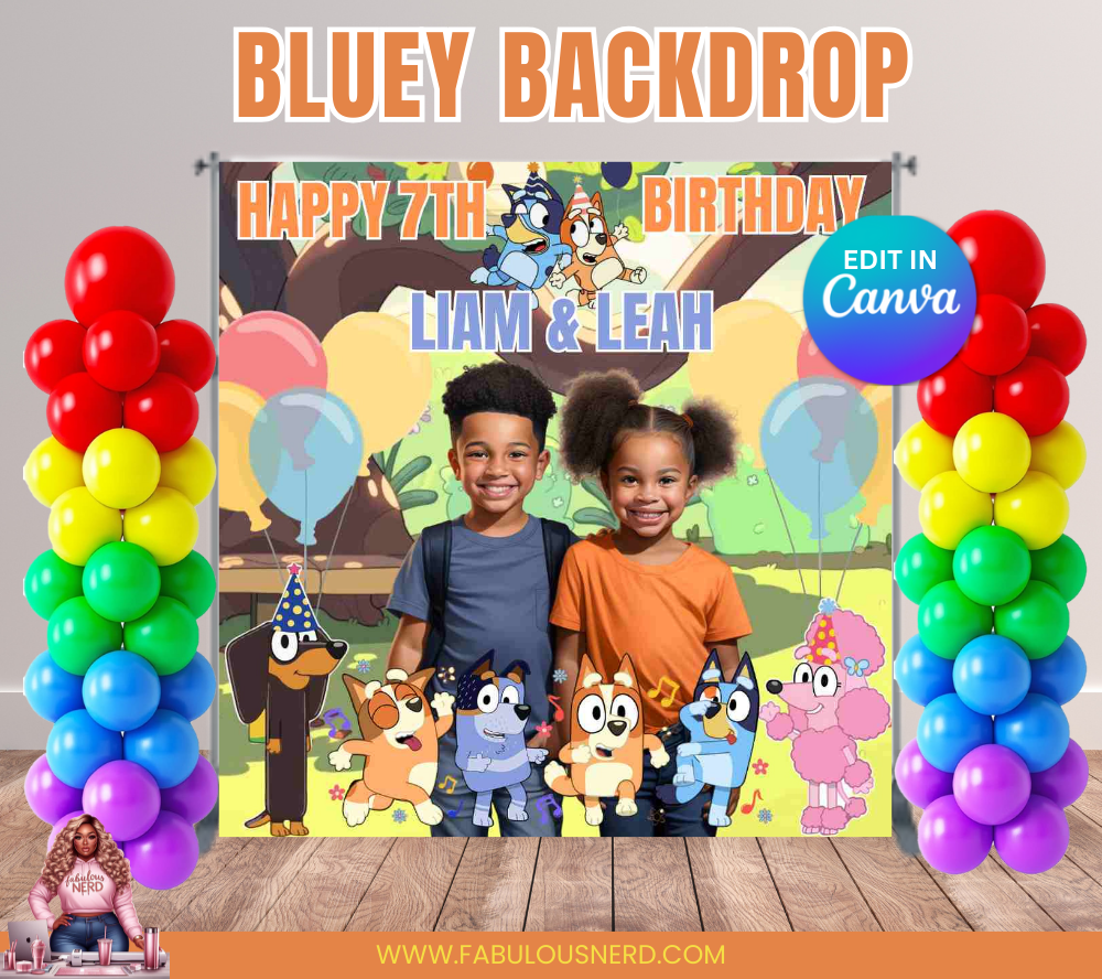 Bluey Backdrop (Digital File Only)
