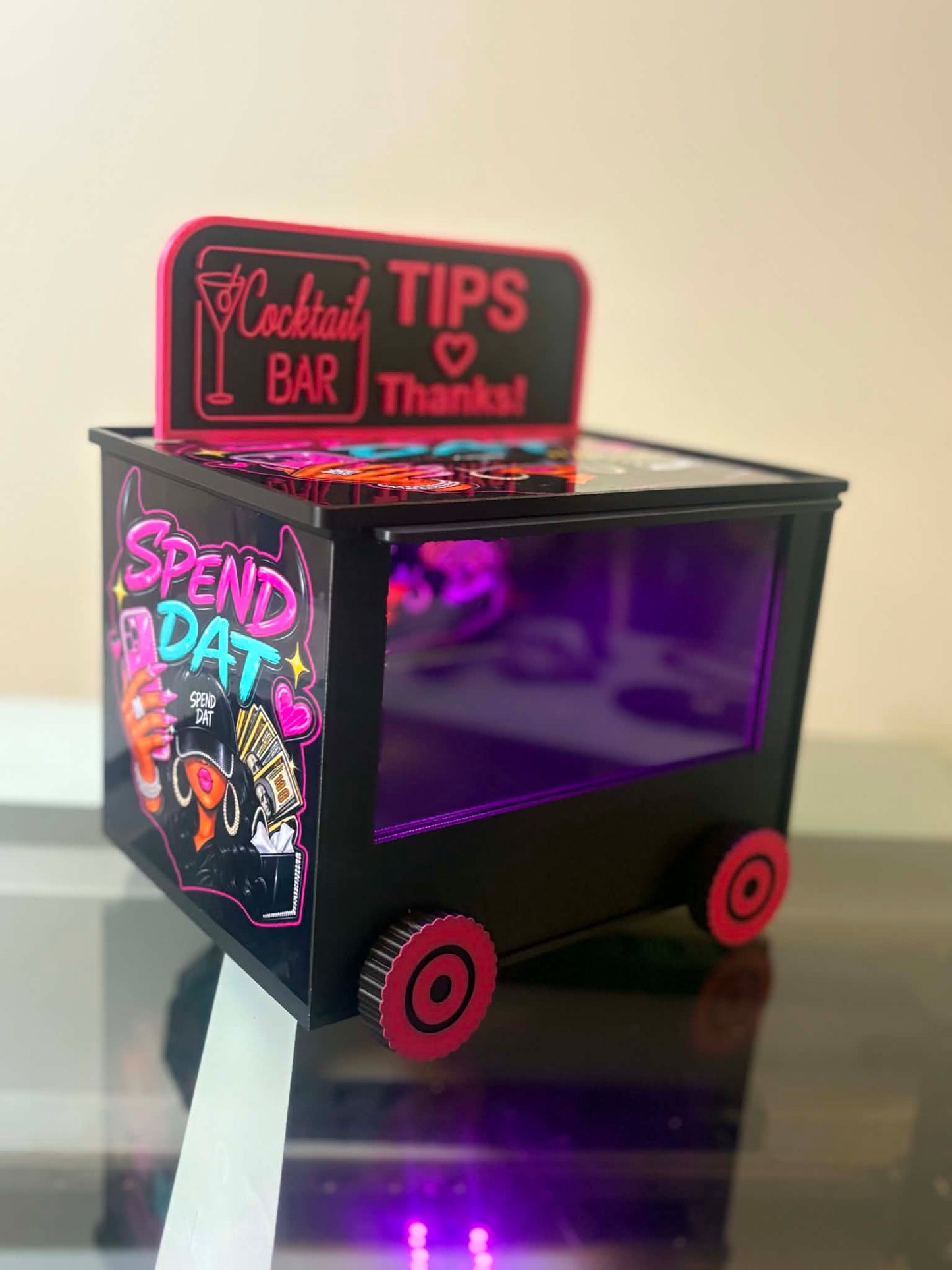 Customizable Tip Box (3D Printed)