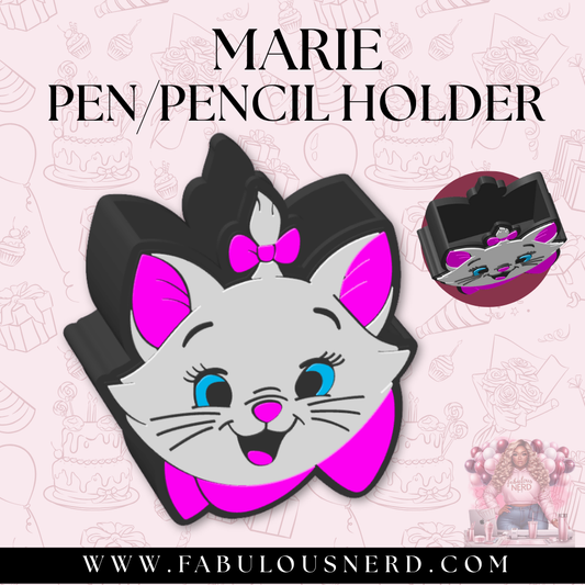 Marie Pen/Pencil Holder (3D Printed)