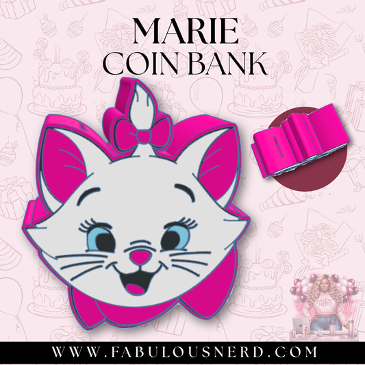 Marie Coin Bank (3D Printed)