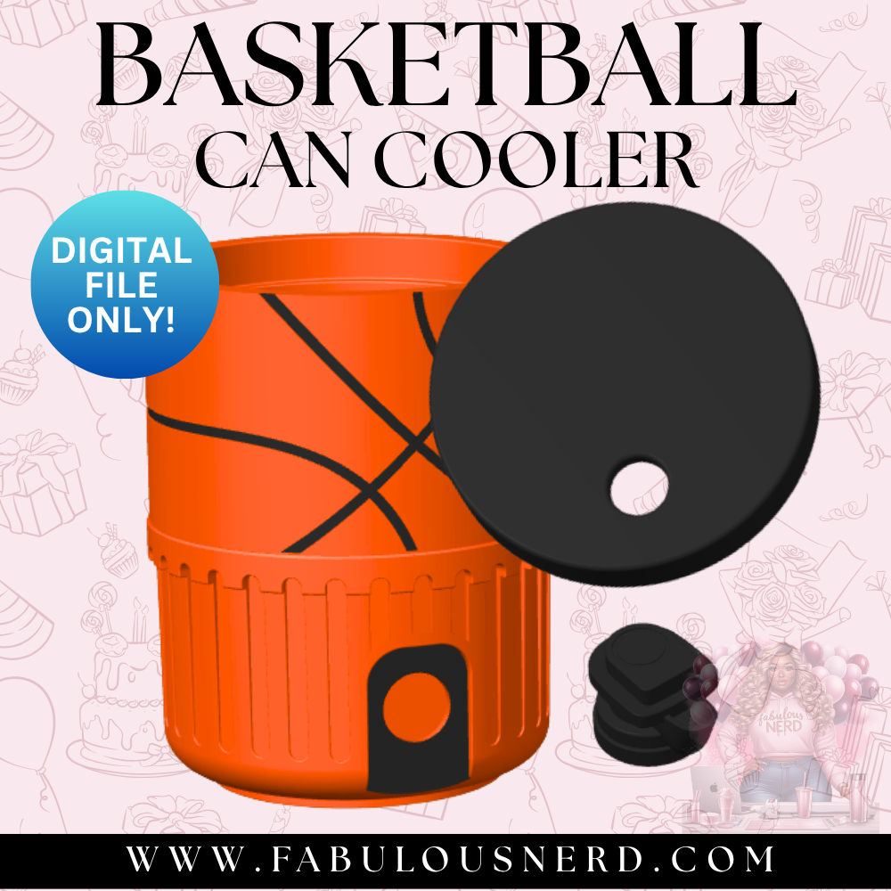 Basketball Can Cooler (Digital File Only)