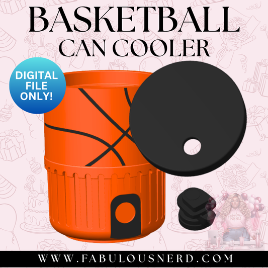 Basketball Can Cooler (Digital File Only)
