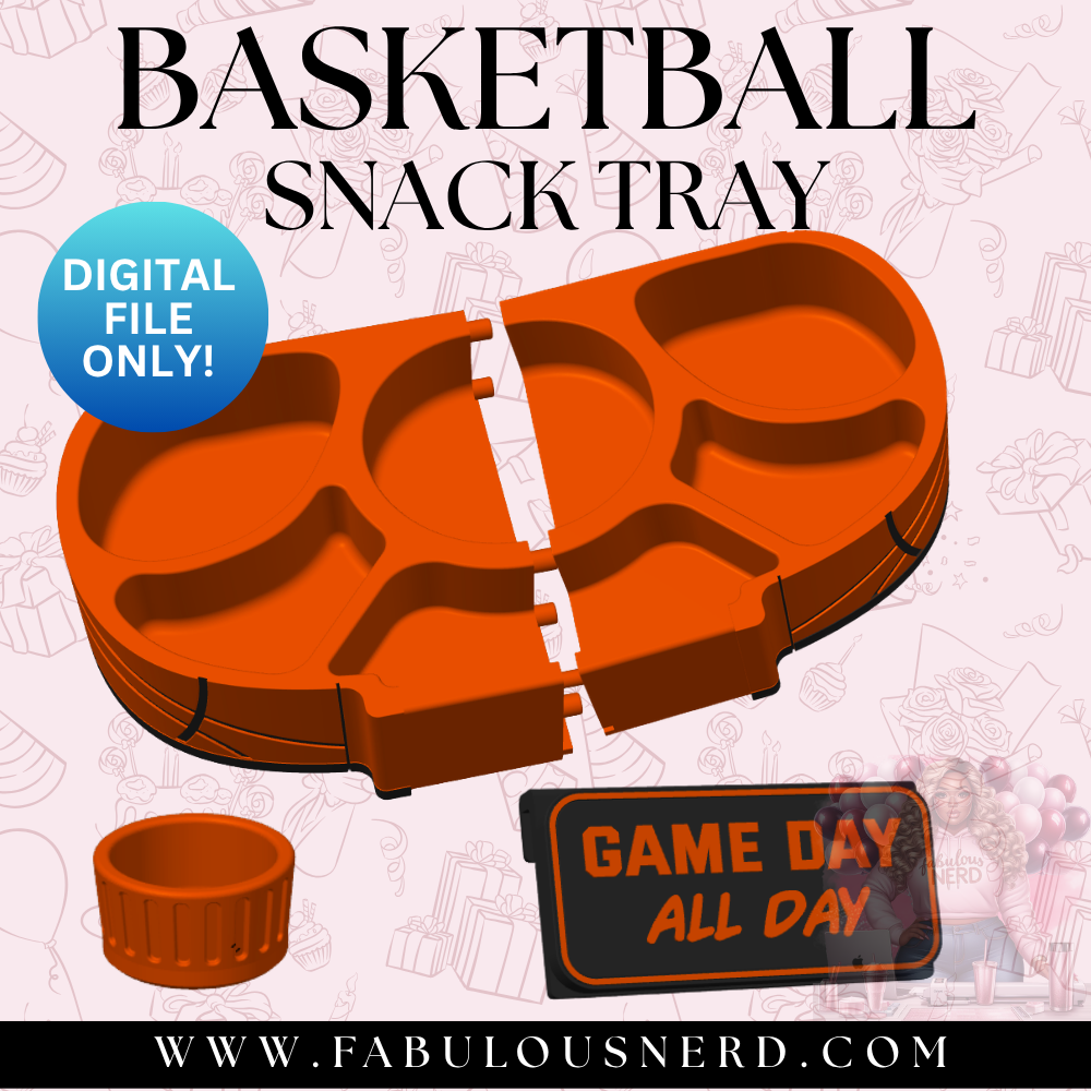 Basketball Snack Tray (Digital File Only)