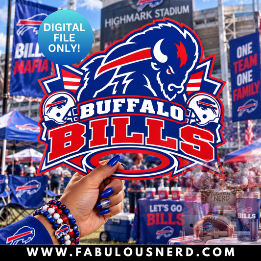 Buffalo Bills Hype Fan (Digital File Only)