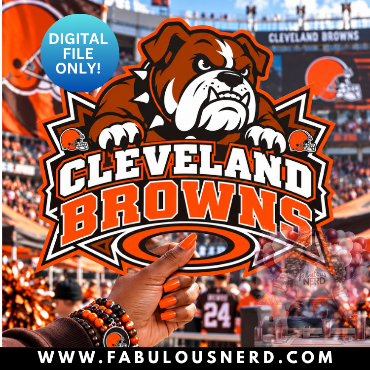 Cleveland Browns Hype Fan (Digital File Only)