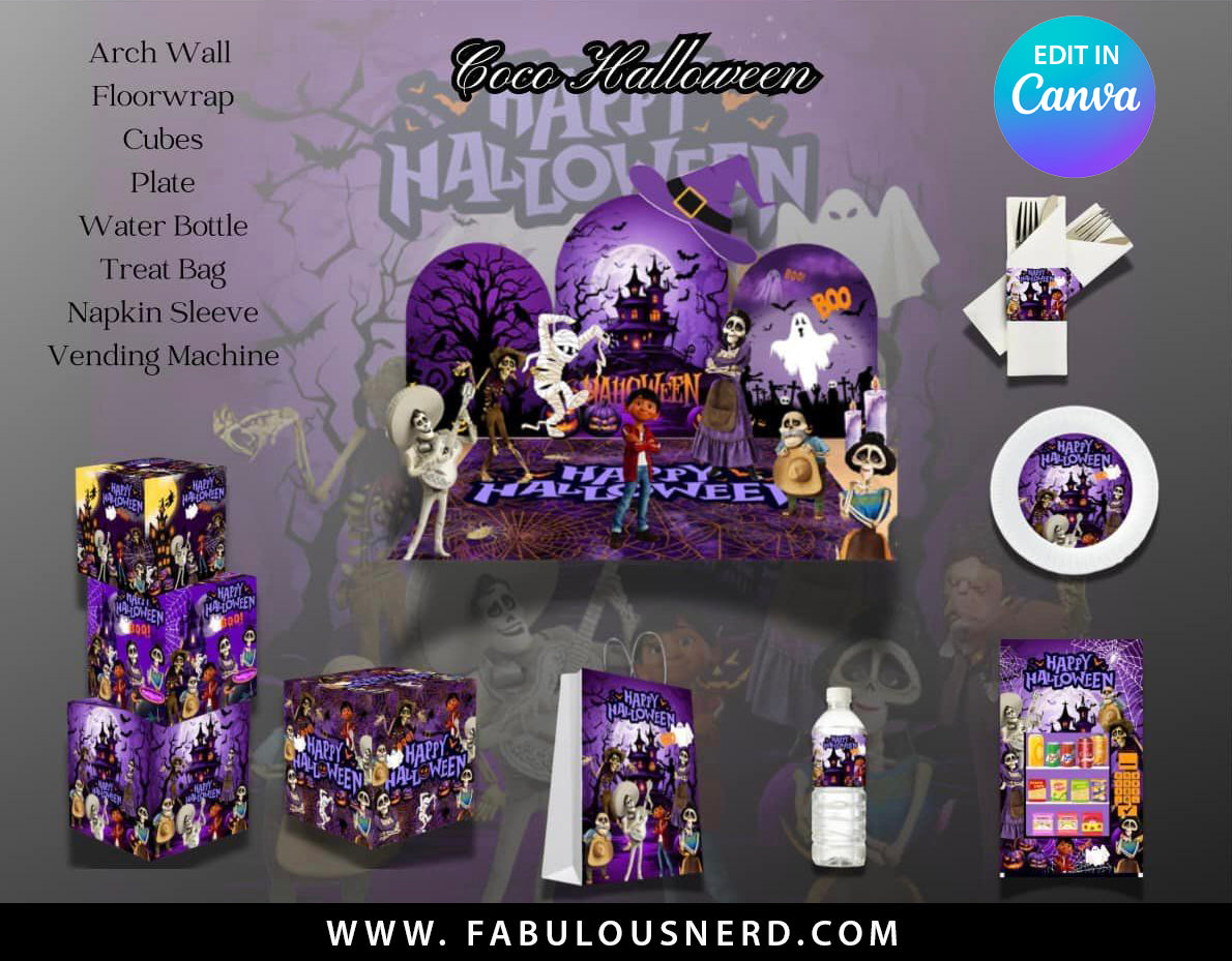 Coco Halloween Room Transformation Bundle, Party Decor Bundle