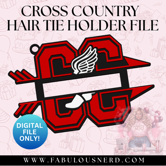 Cross Country Hair Tie Bundle File (Digital File Only)