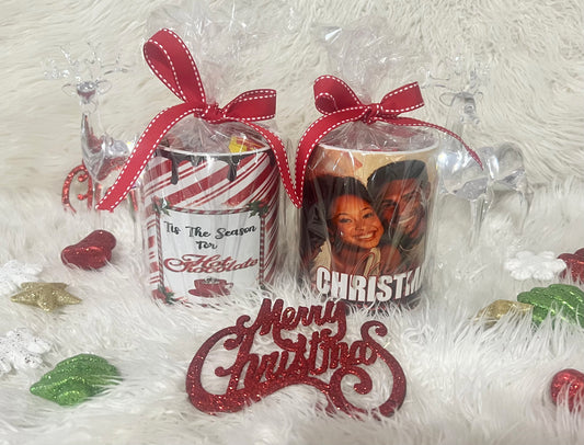 Customizable Christmas Photo Coffee Mugs