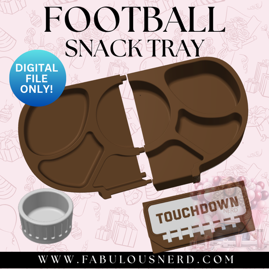 Football Snack Tray (Digital File Only)