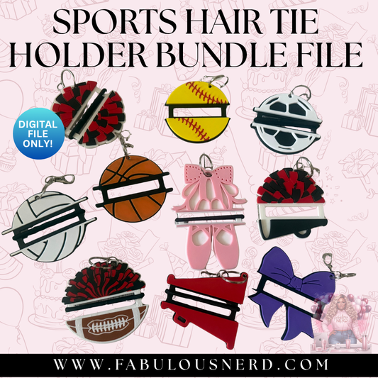 Sport Hair Tie Bundle File (Digital File Only)