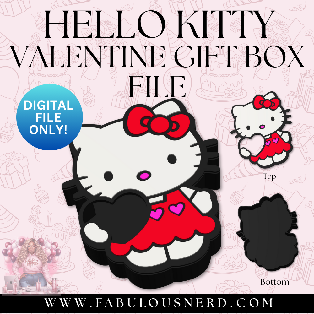 Hello Kitty Valentine Gift Box (Digital File Only)