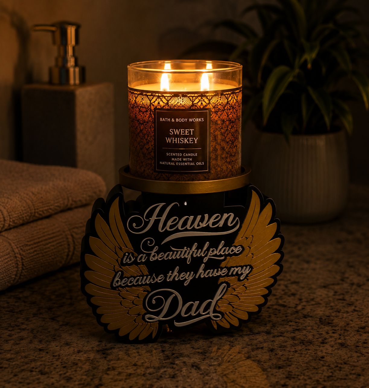 Dad Memorial Candle