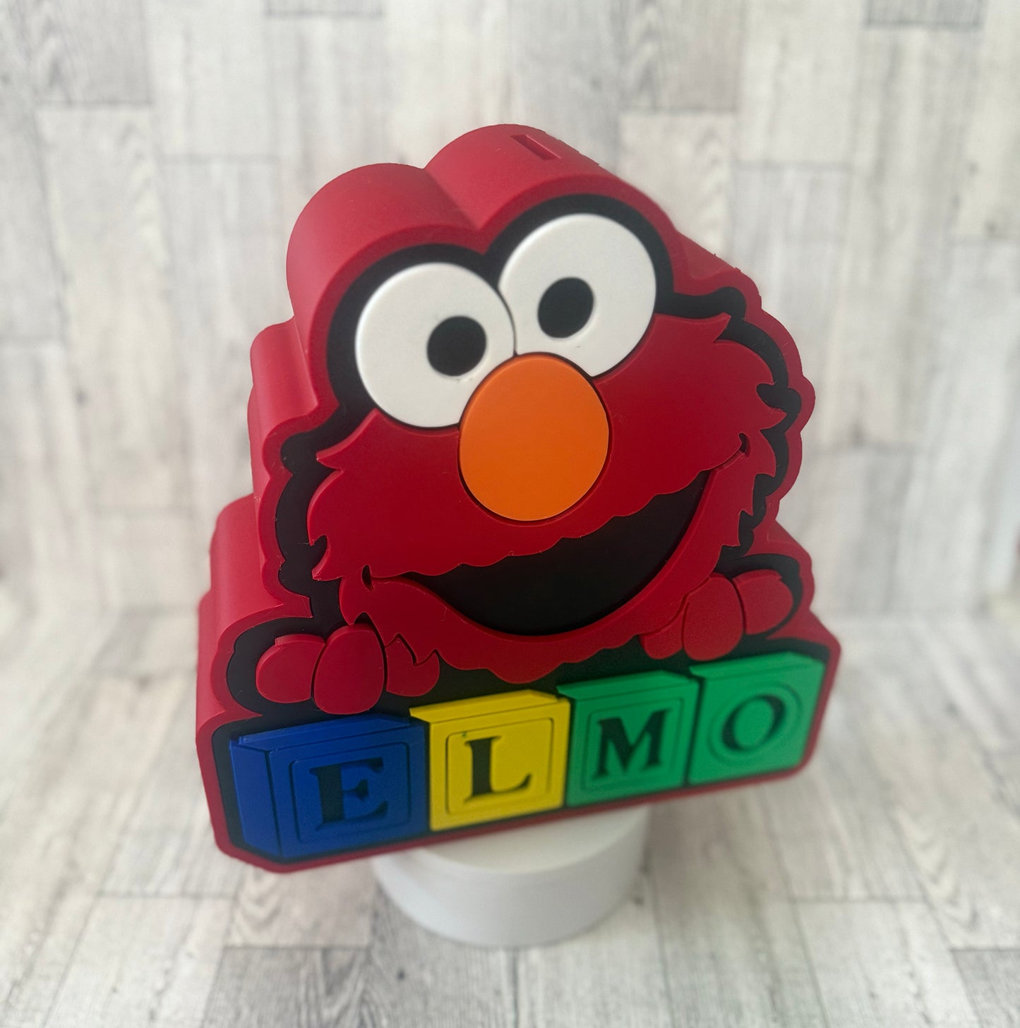 Elmo Coin Bank (3D Printed)