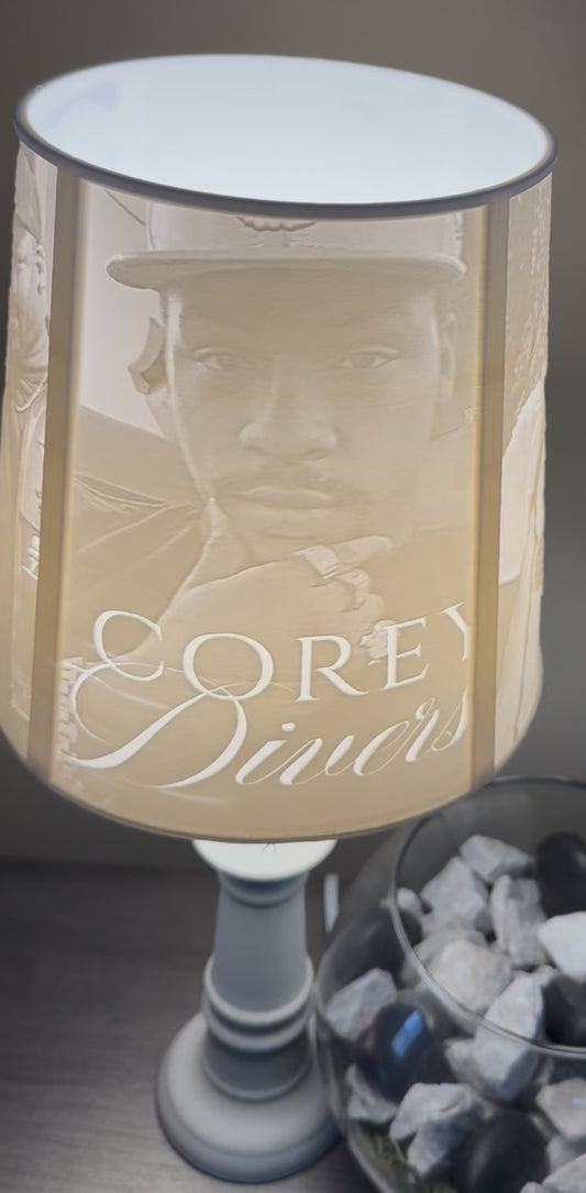 Lithographane Lamp Shade (3D Printed)