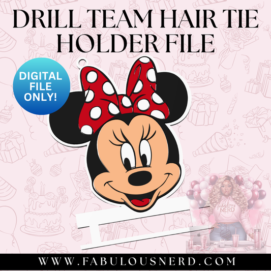 Minnie Mouse Hair Tie Bundle File (Digital File Only)