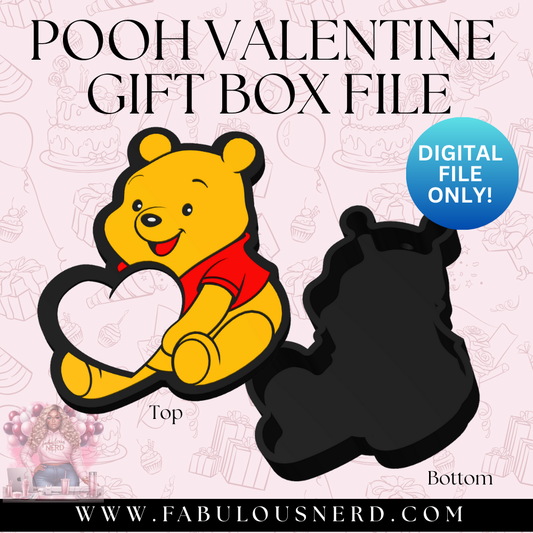 Winnie The Pooh Valentine Gift Box (Digital File Only)