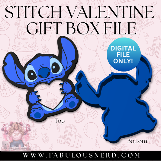 Stitch Valentine Gift Box (Digital File Only)