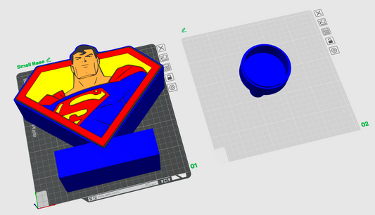 Superman Lamp Base (Digital File Only)