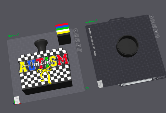 Autism Mom Lamp Base (Digital File Only)