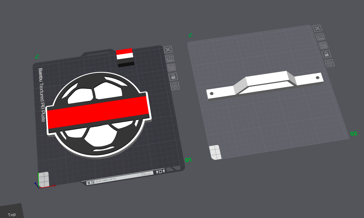 Soccer Cheer Stick with Handle (Digital File Only)