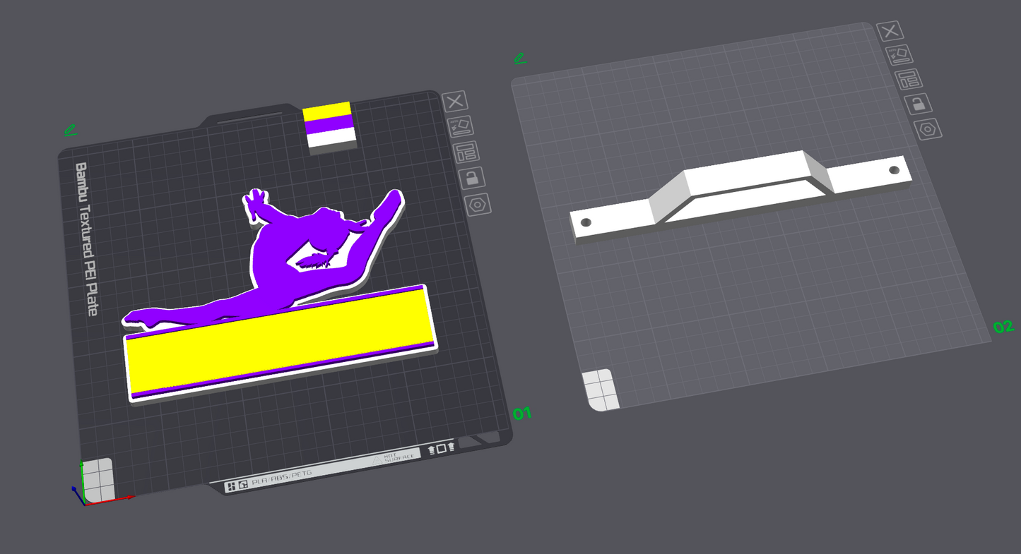 Dance Cheer Stick with Handle (Digital File Only)