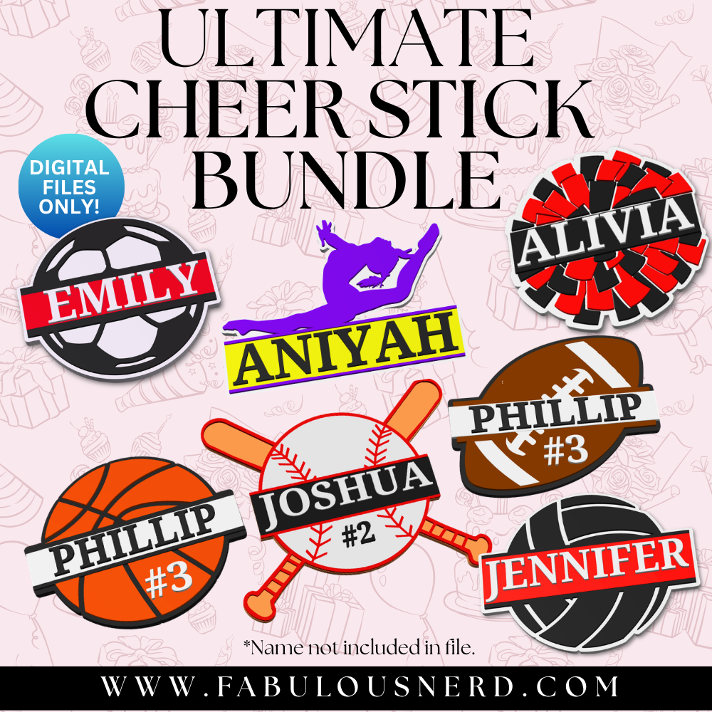 Ultimate Cheer Stick Bundle (Digital File Only)