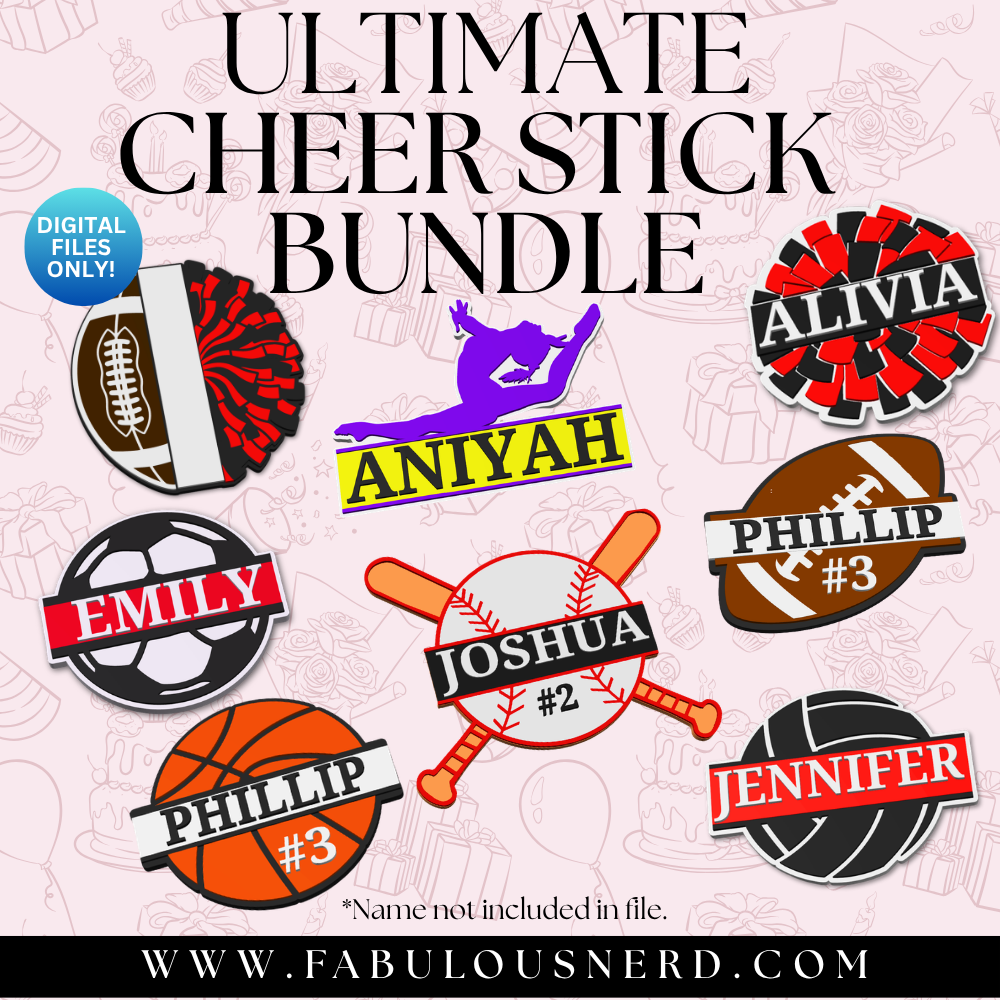 Ultimate Cheer Stick Bundle (Digital File Only)