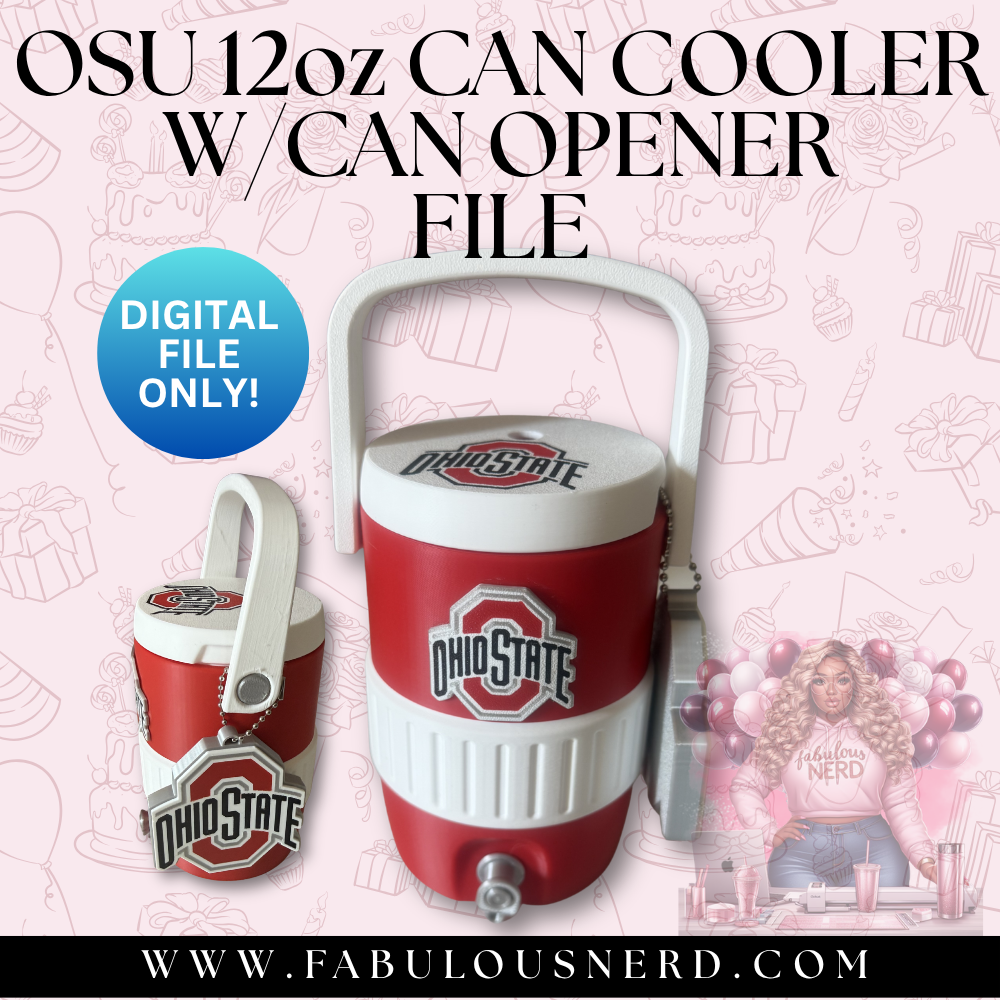 OSU 12oz Can Cooler (Digital File Only)