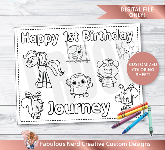 Baby First TV Coloring Sheet