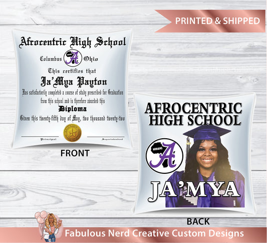 Graduation Diploma Pillow