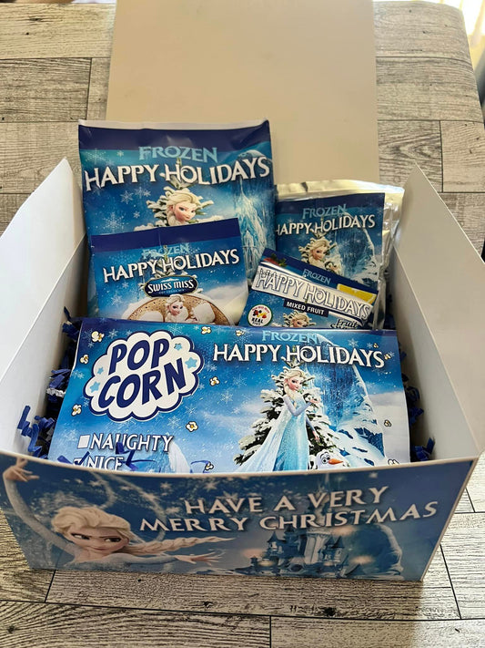 Frozen Christmas Eve Goodie Box/Christmas Eve Snack Box