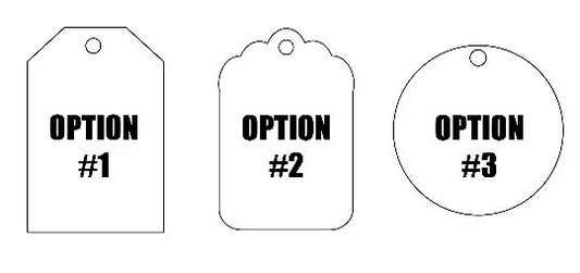 Custom Designed Gift Tags-Party Favor-Digital File or Printed & Shipped