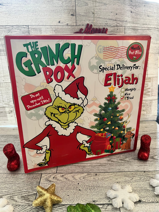 Grinchmas Eve Goodie Box/Christmas Eve Snack Box