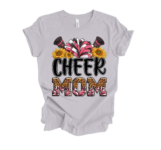 Cheer Mom Printed T-Shirts
