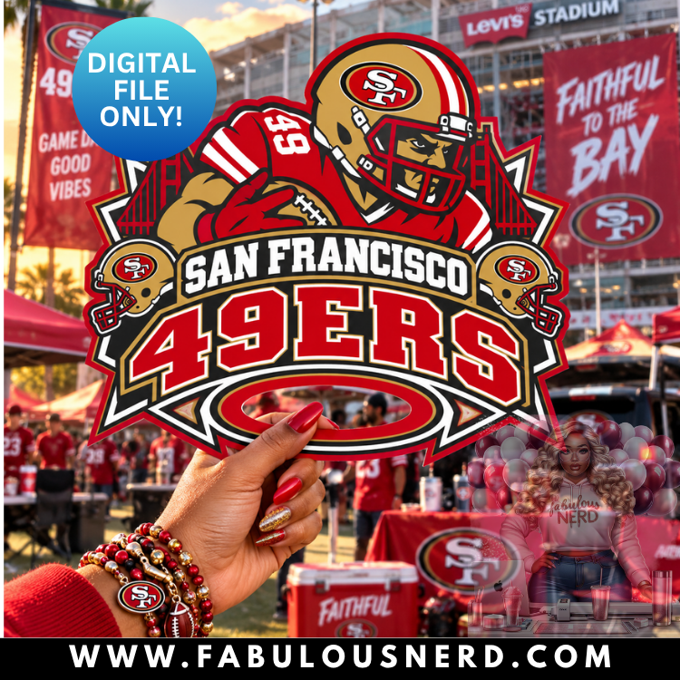 San Francisco 49ers Hype Fan (Digital File Only)