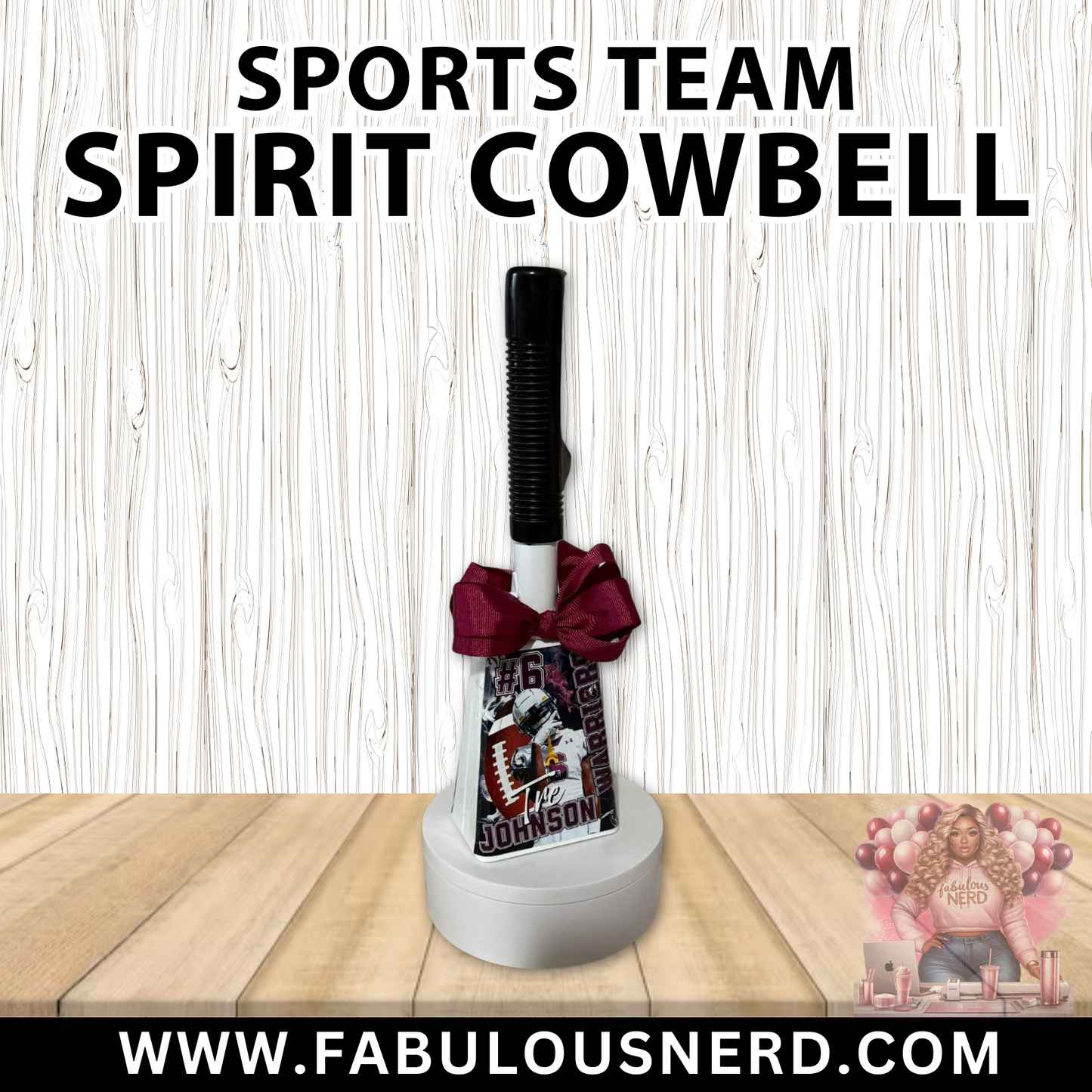 Custom Sports Team Spirit Cowbell