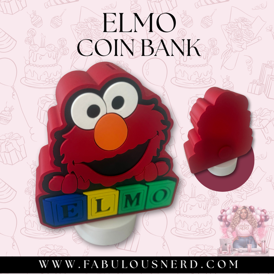 Elmo Coin Bank (3D Printed)