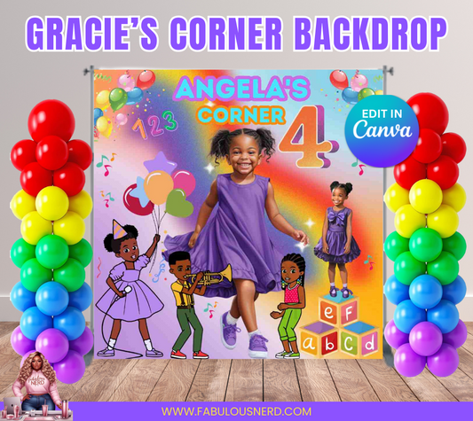 Gracie's Corner Backdrop (Digital File Only)