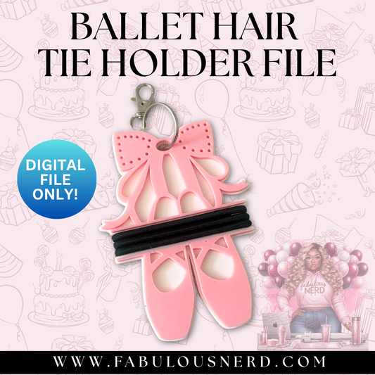 Ballet Hair Tie Bundle File (Digital File Only)