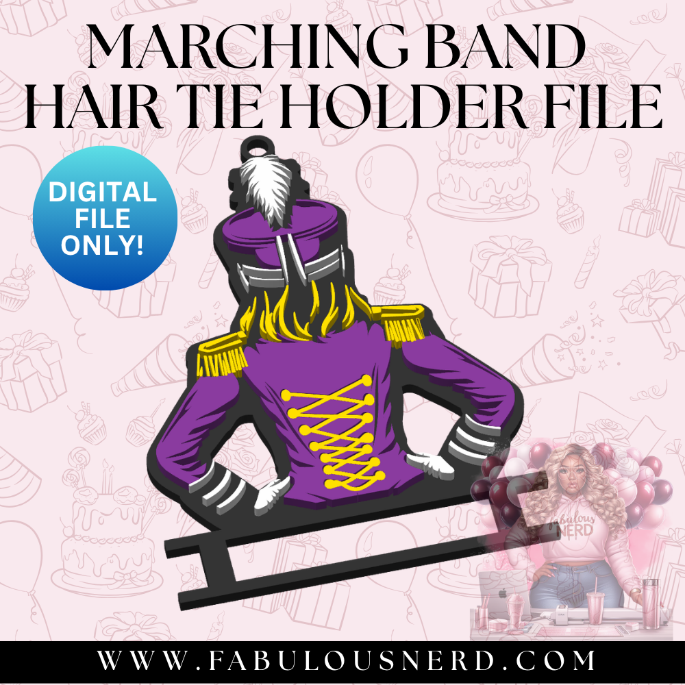 Marching Band Hair Tie Bundle File (Digital File Only)