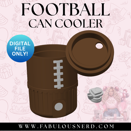 Football Can Cooler (Digital File Only)