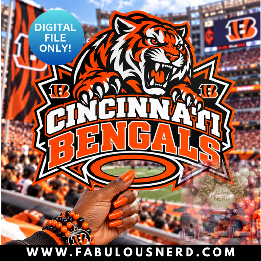 Cincinnati Bengals Hype Fan (Digital File Only)