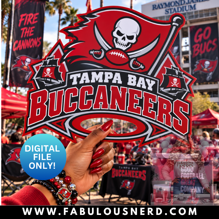 Tampa Bay Buccaneers Hype Fan (Digital File Only)
