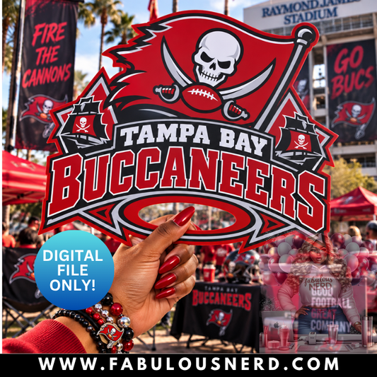 Tampa Bay Buccaneers Hype Fan (Digital File Only)