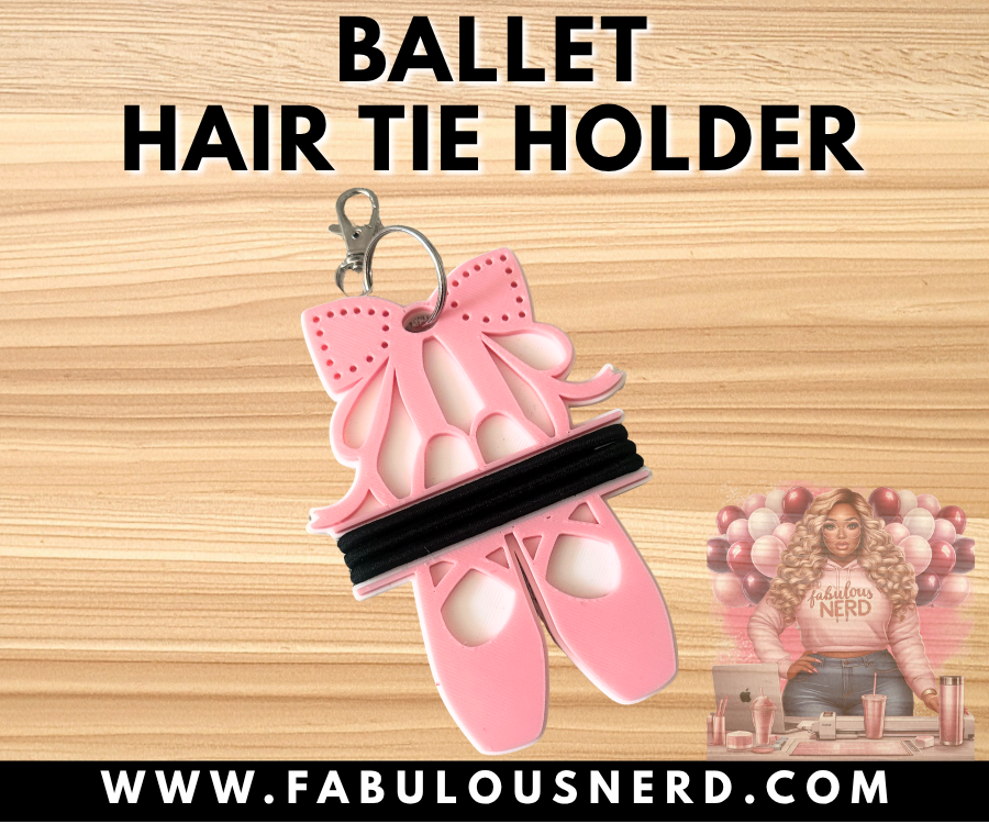Ballet Hair Tie Holder (3D Printed)