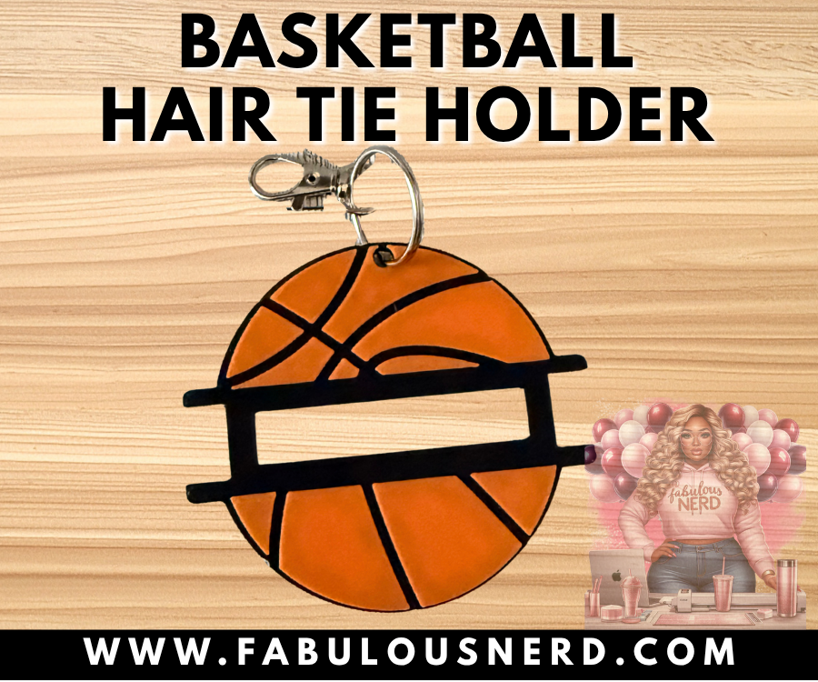 Basketball Hair Tie Holder (3D Printed)
