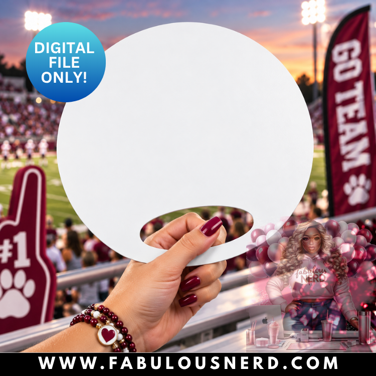 Blank Hype Fan (Digital File Only)