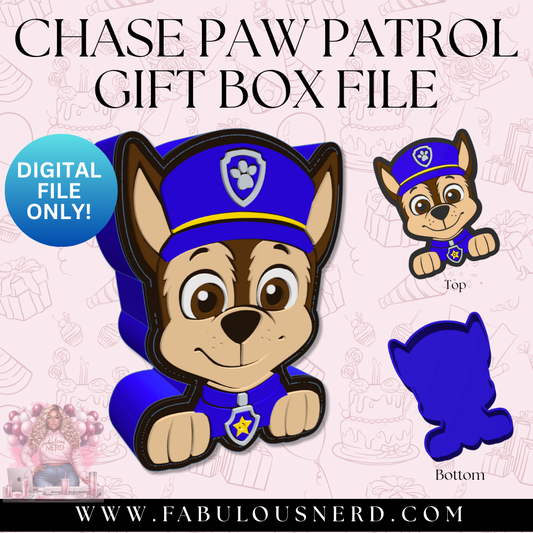 Chase Paw Patrol Gift Box (Digital File Only)