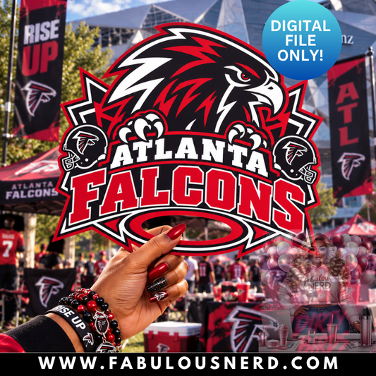 Atlanta Falcons Hype Fan (Digital File Only)
