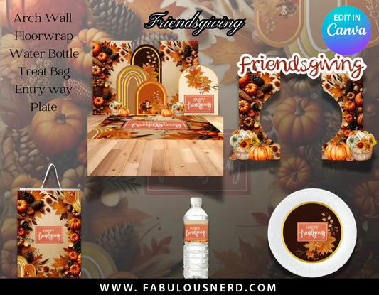 Friendsgiving Room Transformation Bundle, Party Decor Bundle